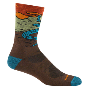 Darn Tough Men's Chasing Waterfalls Micro Crew Lightweight Hiking Sock