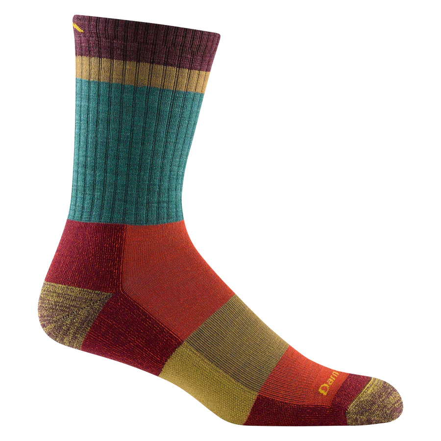 Darn Tough Men's Heady Stripe Micro Crew Lightweight Hiking Sock