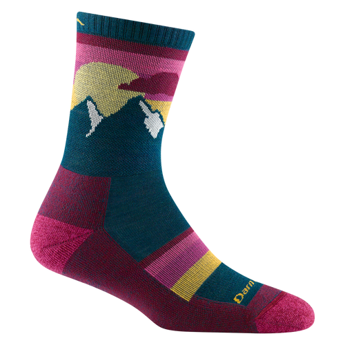 Darn Tough Women's Sunset Ledge Micro Crew Lightweight Hiking Sock