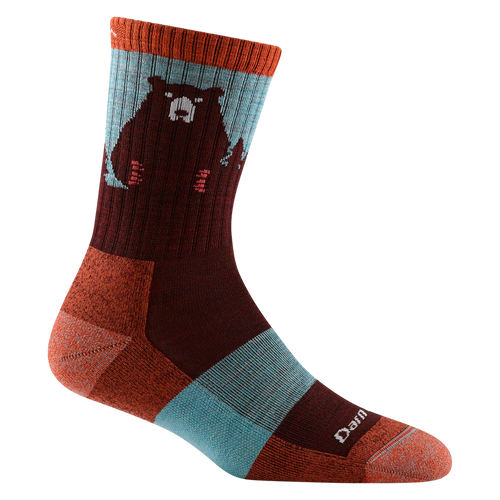 Darn Tough Women's Bear Town Micro Crew Lightweight Hiking Sock